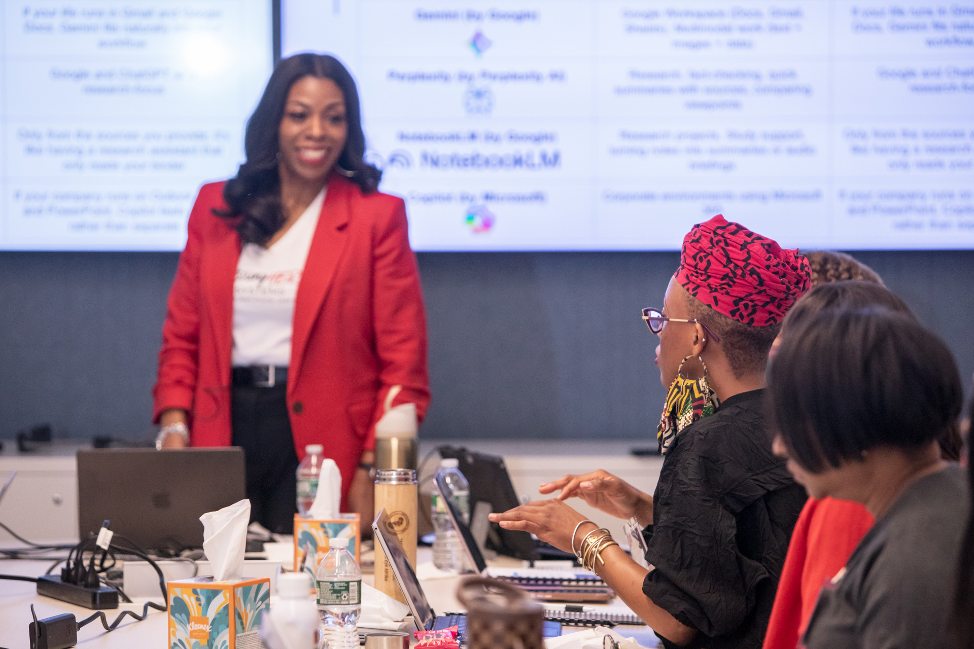Interactive corporate workshop session